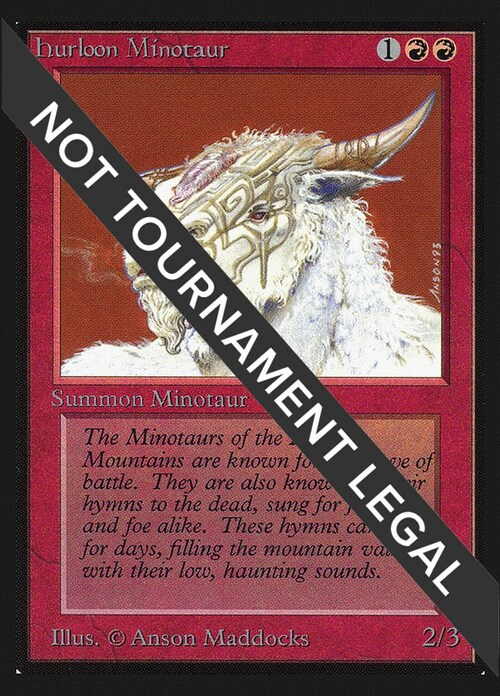 Hurloon Minotaur Card Front