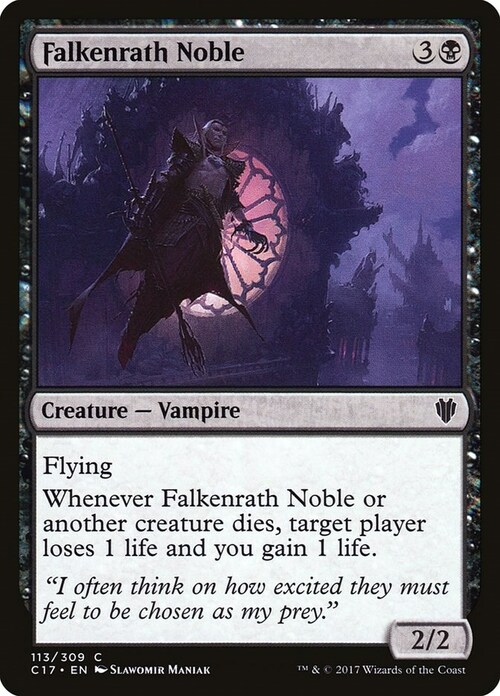 Falkenrath Noble Card Front