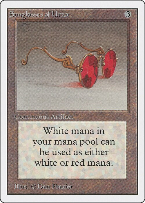 Sunglasses of Urza Card Front