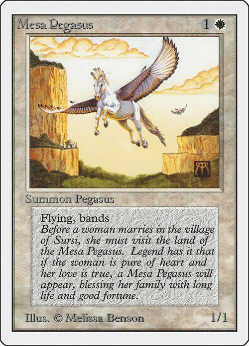 Mesa Pegasus Card Front