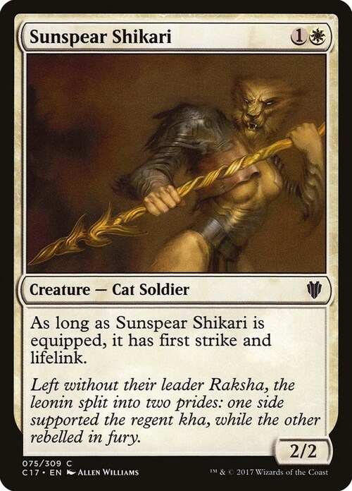 Sunspear Shikari Card Front