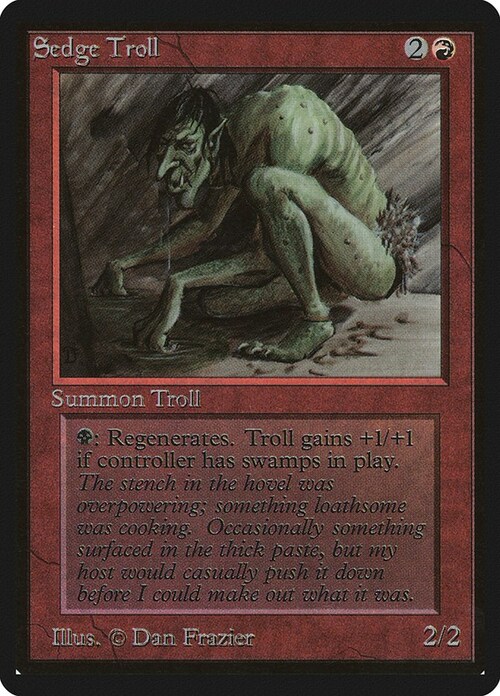 Sedge Troll Card Front