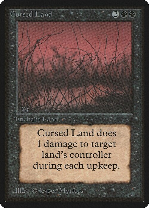 Cursed Land Card Front