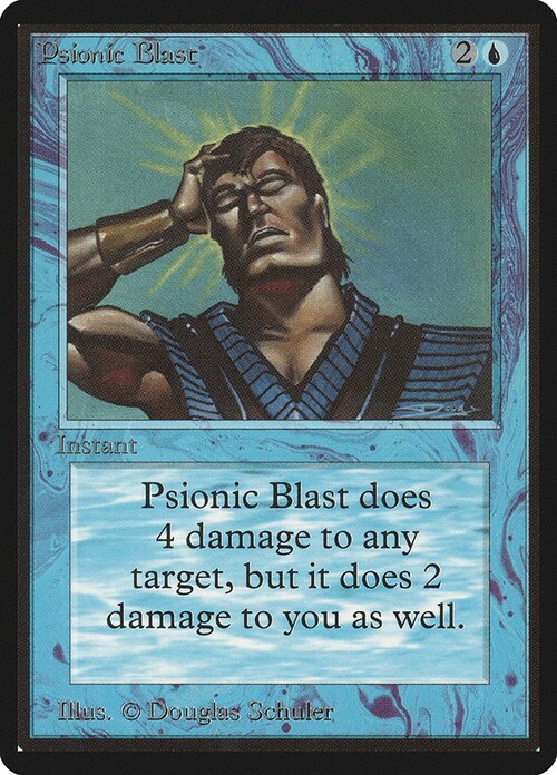 Psionic Blast Card Front