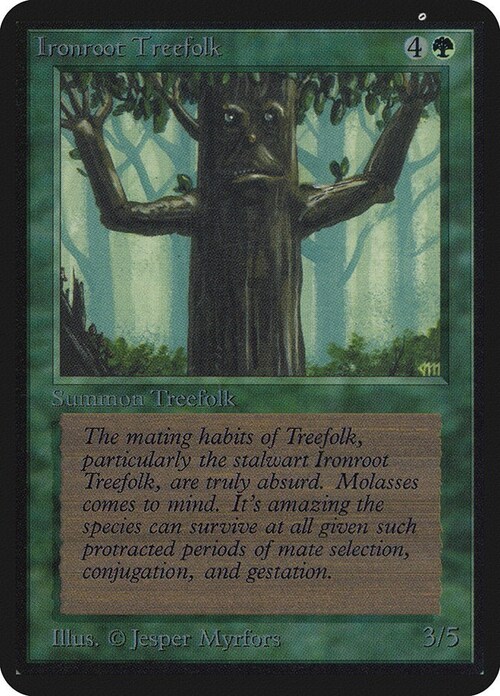 Ironroot Treefolk Card Front