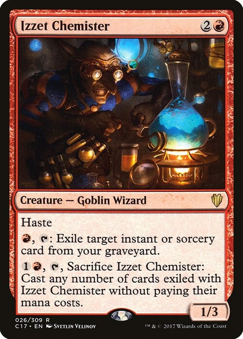 Izzet Chemister Card Front