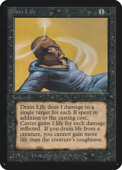 Drain Life Card Front