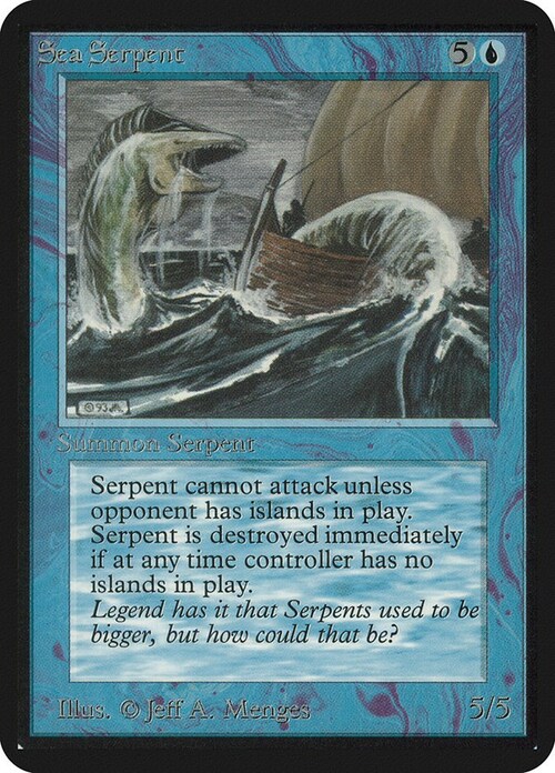 Sea Serpent Card Front