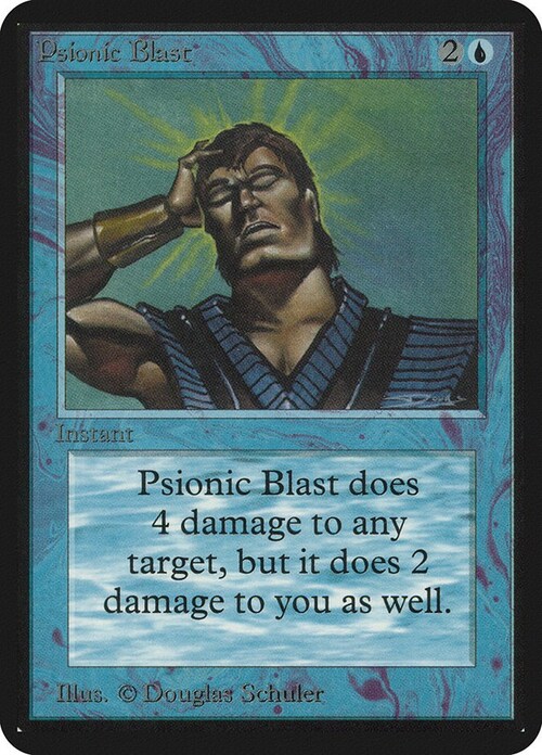 Psionic Blast Card Front