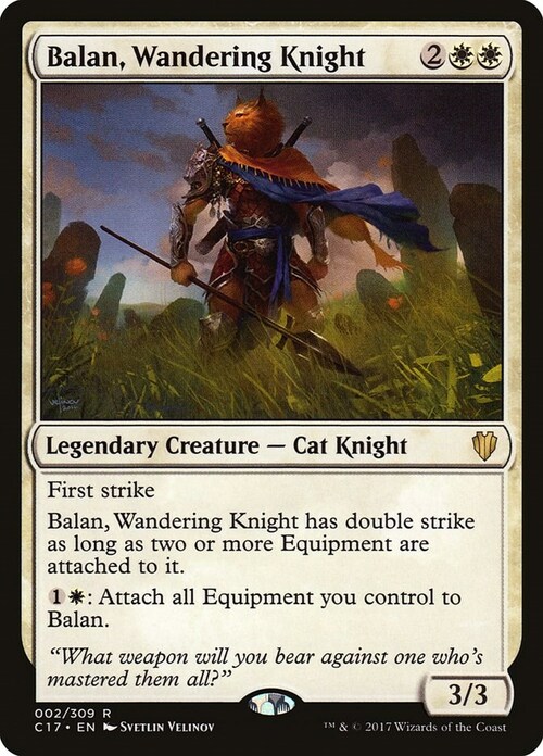 Balan, Wandering Knight Card Front