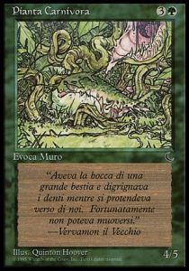 Carnivorous Plant Card Front