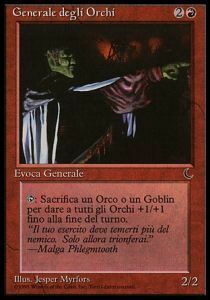 Orc General Card Front