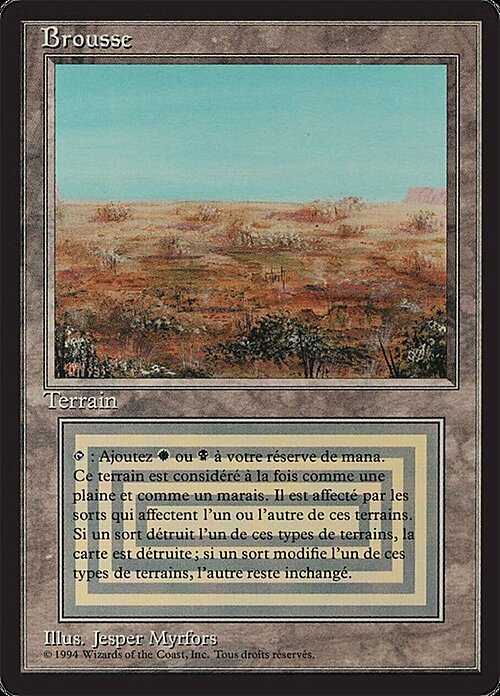 Scrubland Card Front