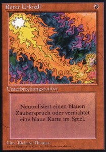 Red Elemental Blast Card Front