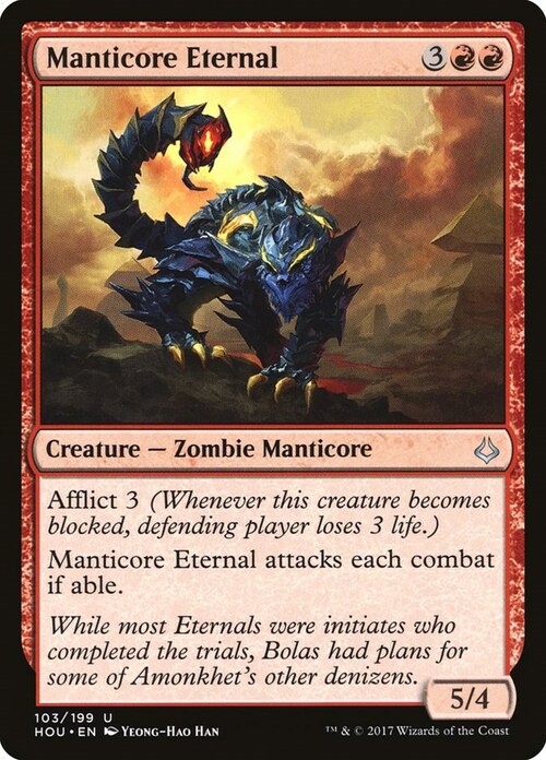 Manticore Eternal Card Front