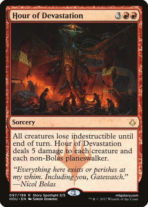 Hour of Devastation Card Front