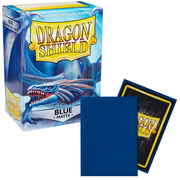 100 Dragon Shield Sleeves - Matte Blue