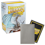 100 Dragon Shield Sleeves - Matte Silver