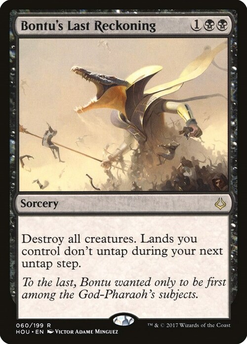 Bontu's Last Reckoning Card Front