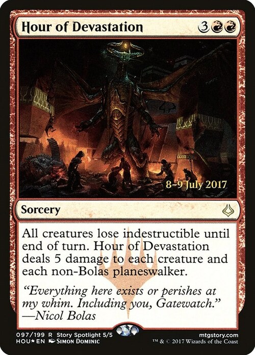 Hour of Devastation Card Front