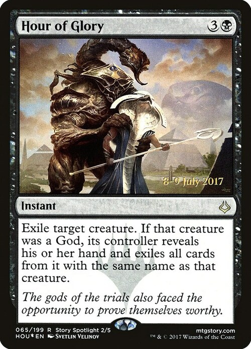 Hour of Glory Card Front