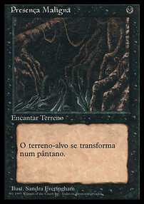 Evil Presence Card Front