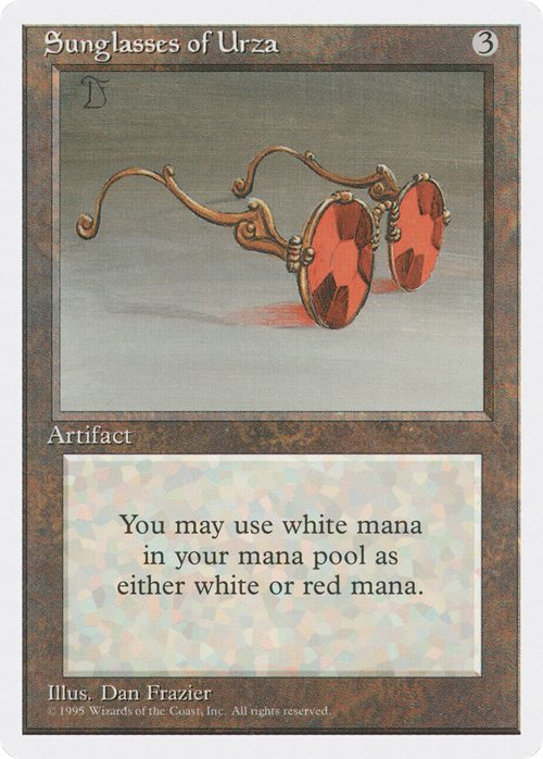 Sunglasses of Urza Card Front