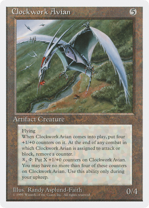 Clockwork Avian Card Front