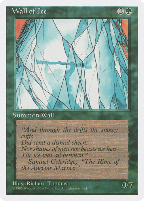 Wall of Ice Card Front