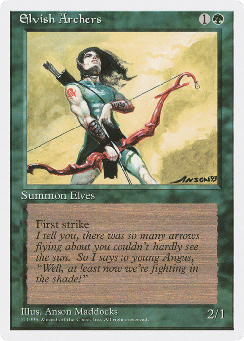 Elvish Archers Card Front