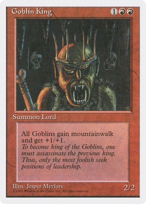 Goblin King Card Front