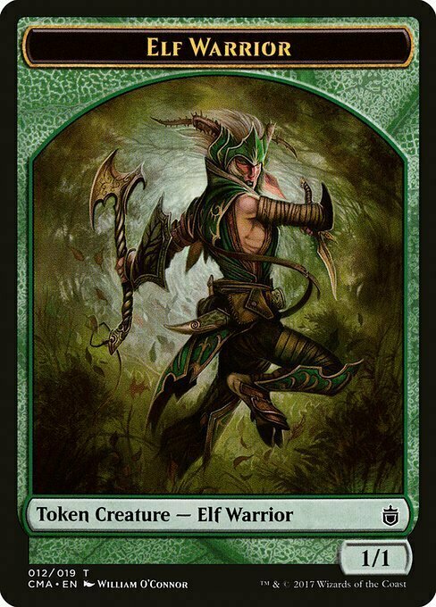 Elf Warrior Card Front