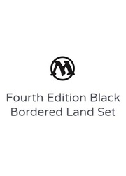 Fourth Edition: Black Bordered: Basic Land Set