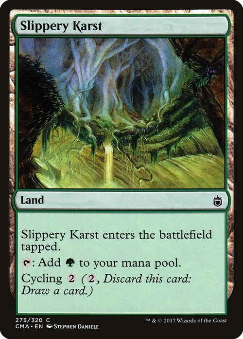 Slippery Karst Card Front