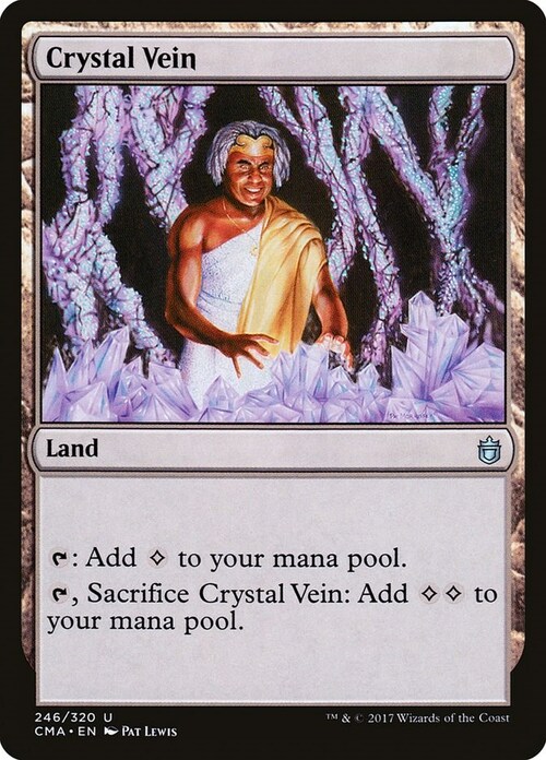 Crystal Vein Card Front