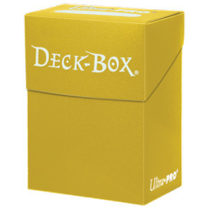 Ultra-Pro Solid Yellow Deckbox