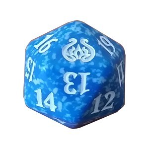 Aether Revolt: D20 Die (Blue)