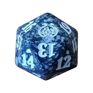 Aether Revolt: D20 Die (Black)