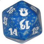 Born of the Gods: D20 Die (Blue)