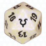 White Avacyn Restored D20 Die