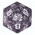 Black Beatdown D20 Die