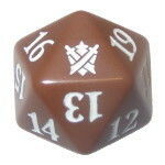 Khans of Tarkir: D20 Die (Brown)