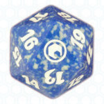 Dado D20 de Scars of Mirrodin azul