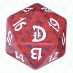 Red Deckmasters D20 Die