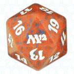 Dado D20 de Magic 2012 rojo