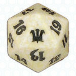 White Innistrad D20 Die