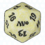 White Magic 2010 D20 Die