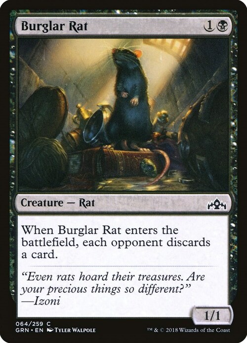 Ratto Predatore Card Front