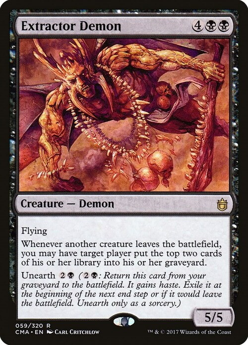 Extractor Demon Card Front