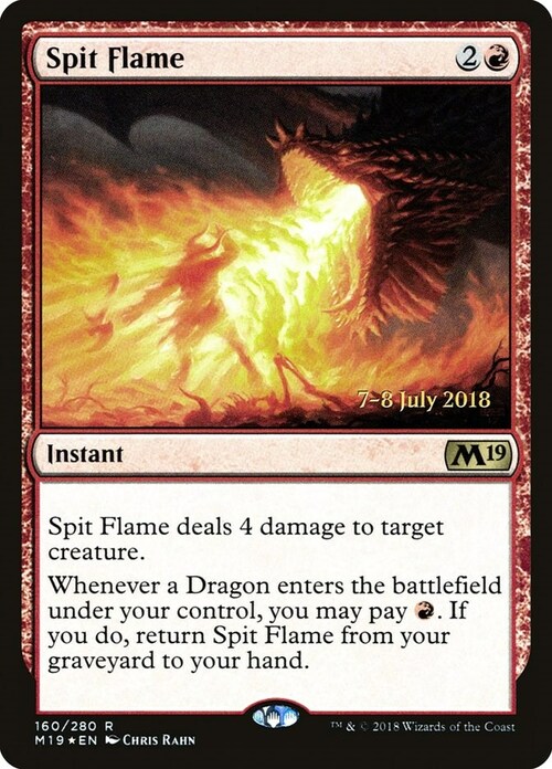 Spit Flame Card Front